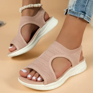 Women Shoes 2024 New Mesh Summer Platform Sandals Women Open Toe Wedge Sandals Ladies Light Casual Shoes Zapatillas Muje